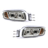 Aftermarket LED Chrome Headlight Bundle Compatible with Peterbilt® 388/389/367/567/589 P54-6166-11R (Copy)