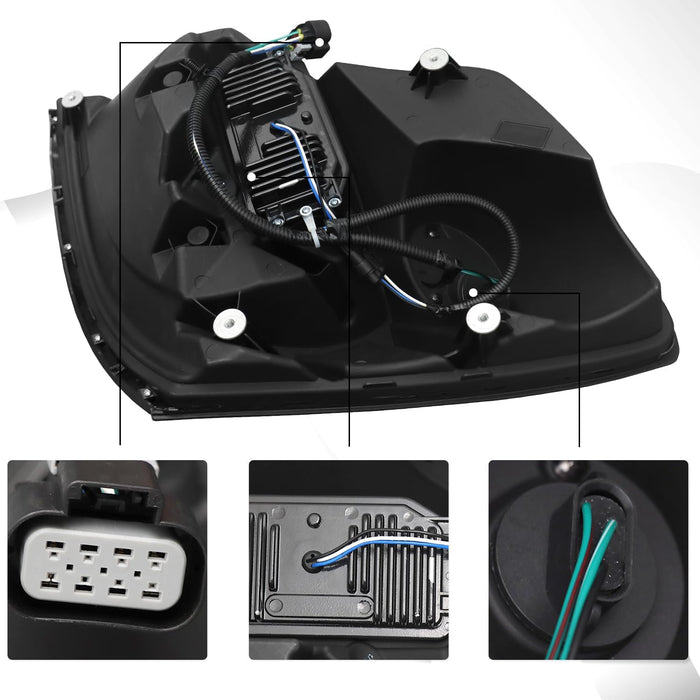 Volvo VNL LED Headlight Assembly (2004-2018)