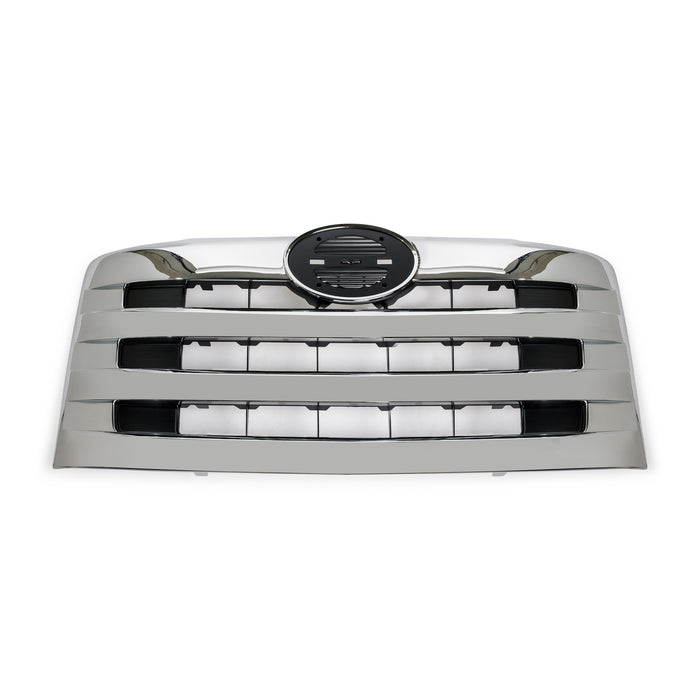 Hino 238/258/268/338/358 Chrome Grille 53100-E0062 - front view