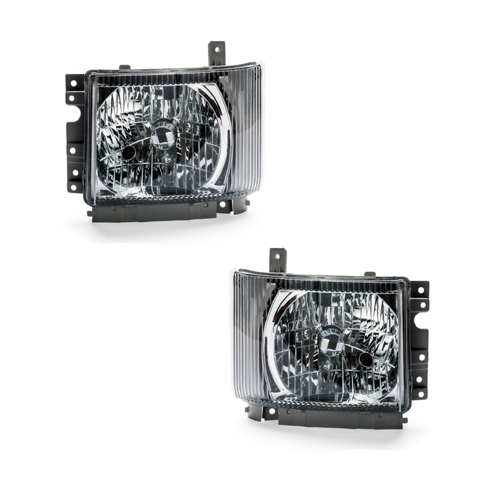 Isuzu NRR/NPR/NQR Headlight 8-98241-335-0 8-98241-334-0 - front view