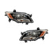 International MV Black Housing Headlight Assembly 4121489C92 - front view