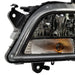 International MV Black Housing Headlight Assembly 4121489C92 - close-up detail