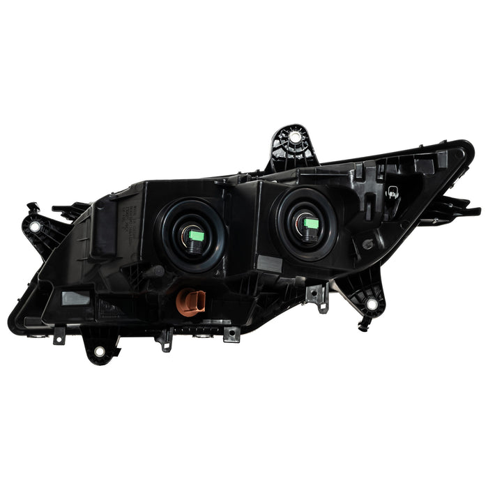 International MV Black Housing Headlight Assembly 4121489C92 - full assembly view
