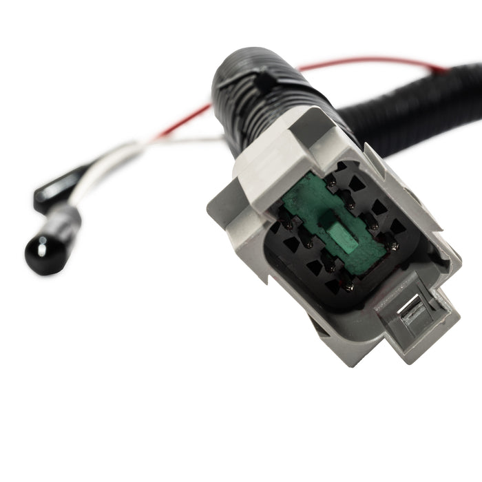 Aftermarket LED Headlight Black Housing Compatible with Peterbilt 388/389/367/567 P54-6166-110R - full assembly view