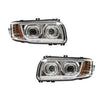 Aftermarket LED Chrome Headlight Compatible with Peterbilt® 388/389/367/567/589 P54-6166-11R