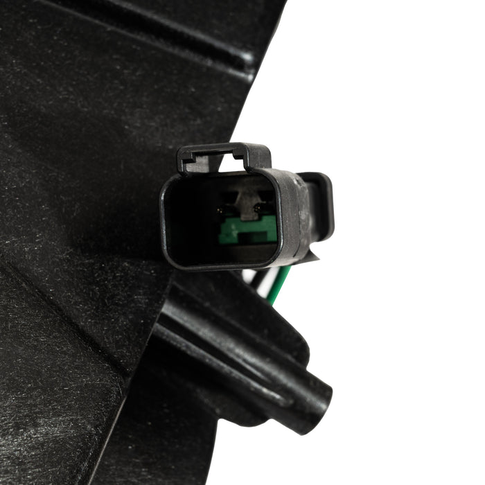 Aftermarket LED Chrome Headlight Compatible with Peterbilt 388/389/367/567 P54-6166-11R - rear view