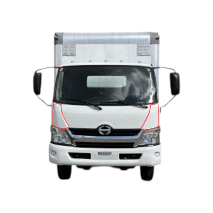 Hino 195/155 Corner Panel PBP-43-007L PBP-43-007R - side angle view