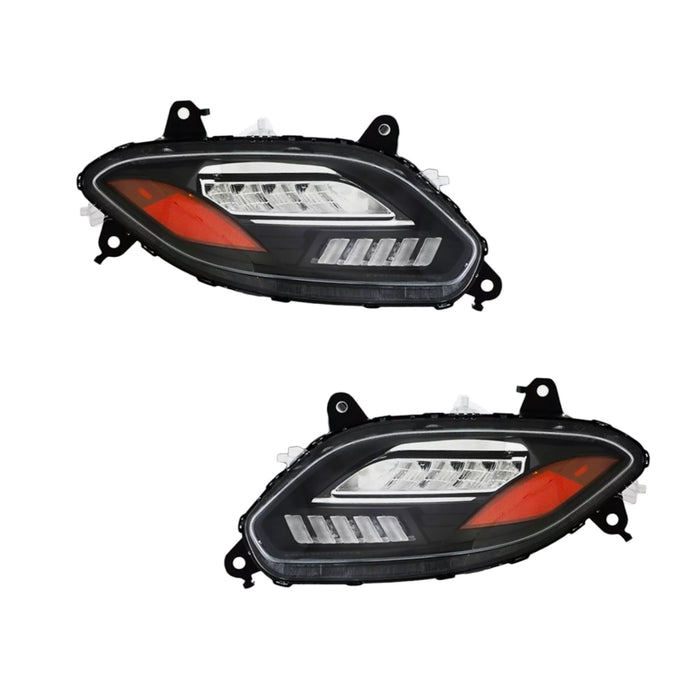 International LT625 Black Housing LED Headlight Assembly