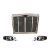 Aftermarket Grille & Headlight Bundle Compatible with Peterbilt® 567