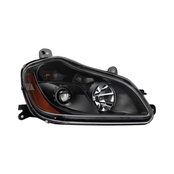 Kenworth T680 Black Housing Headlight Assembly