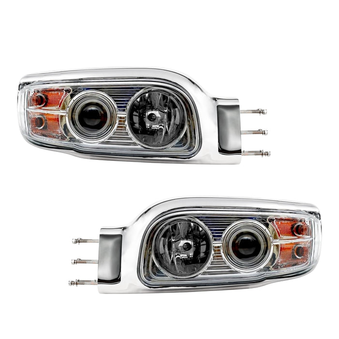 Aftermarket Grille & Headlight Assembly Bundle Compatible with Peterbilt® 388/389/367/567/589