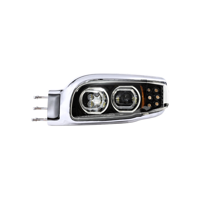 Aftermarket LED Black Headlight Bundle Compatible with Peterbilt® 388/389/367/567/589 P54-6166-110R (Copy)