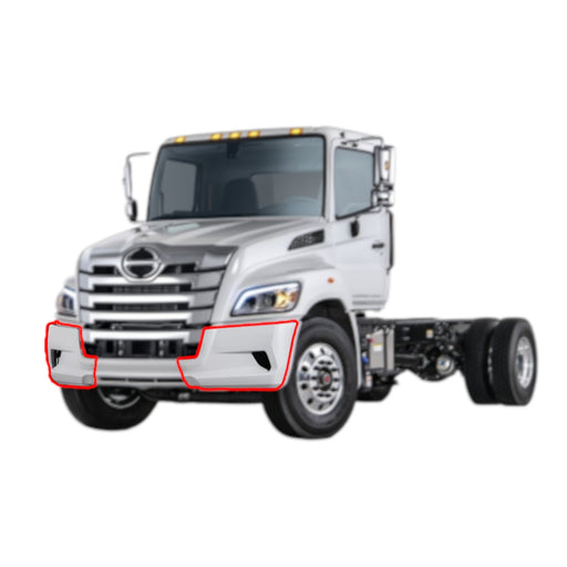 Hino XL Series White Bumper Corner