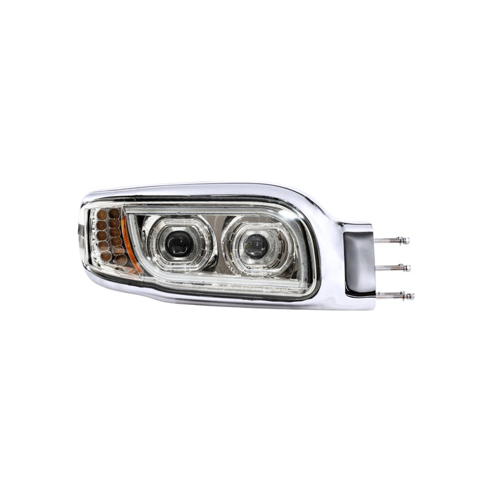 Aftermarket LED Chrome Headlight Bundle Compatible with Peterbilt® 388/389/367/567/589 P54-6166-11R (Copy)